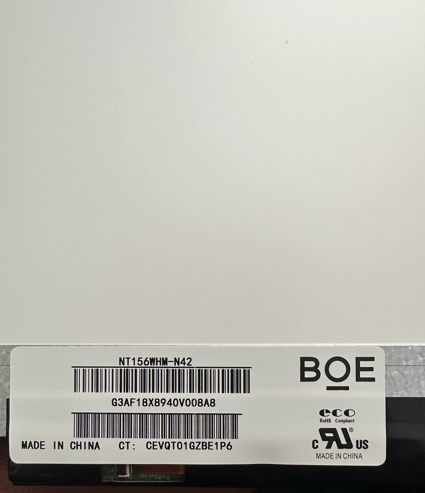 BOE 15.6" LAPTOP Matte LCD Screen Display Panel NT156WHM-N42 30 Pin Laptop Screen product photo 4