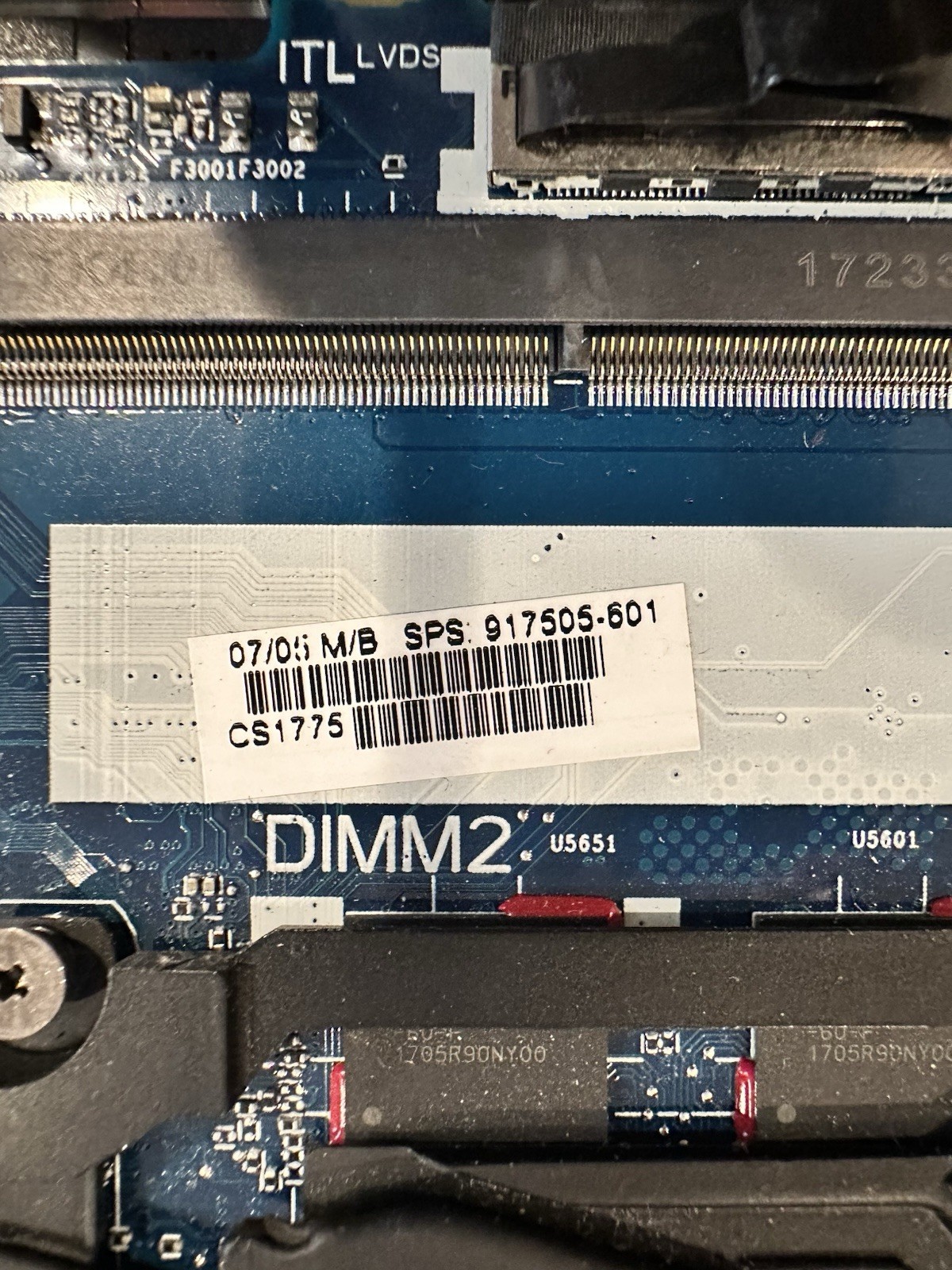 HP Zbook 15u G4 Intel Core i7-7500U 2.70GHz Motherboard 917505-601 Heatsink/Fan Cooling Fan and Heatsink product photo 3
