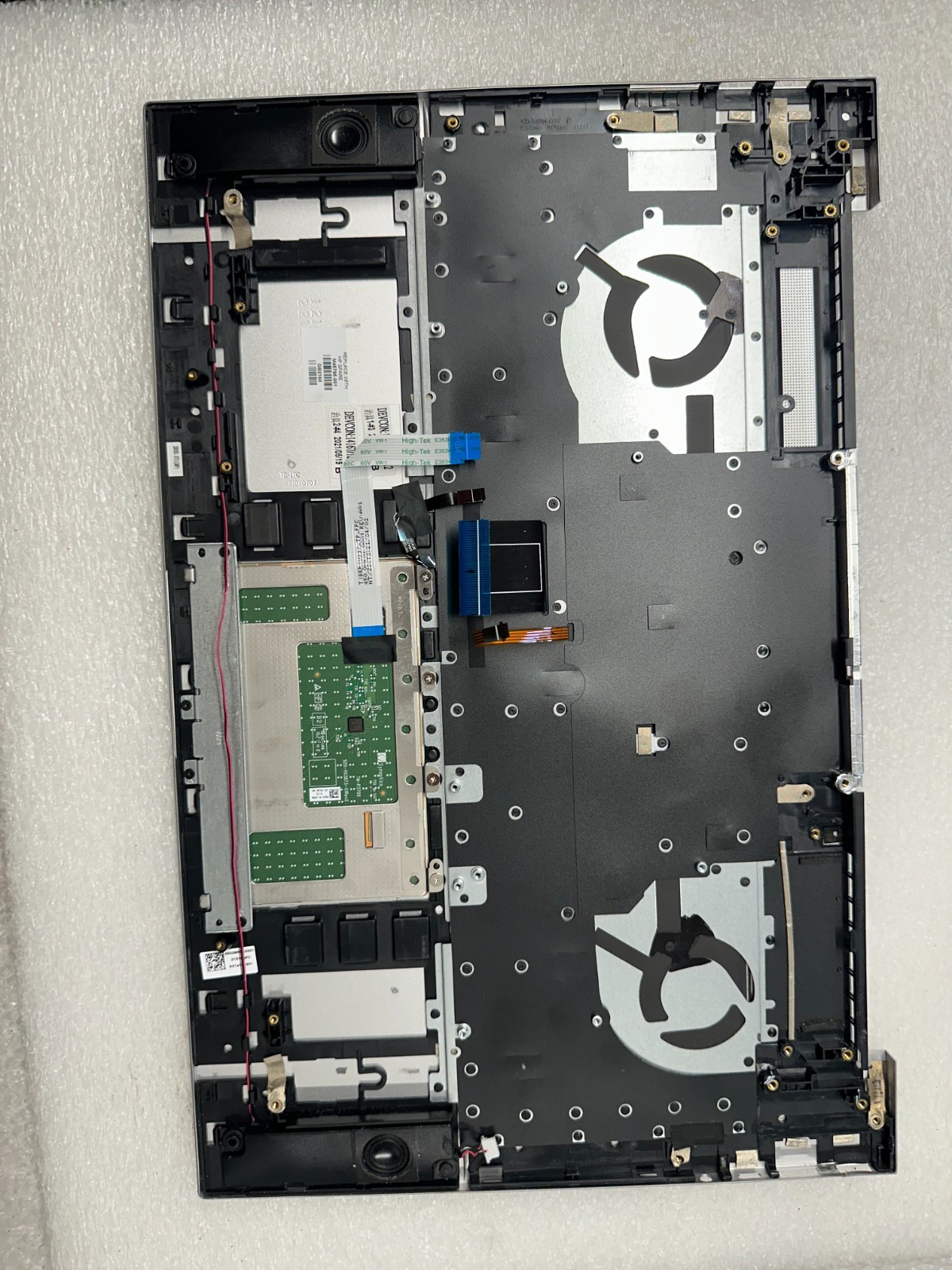 HP 17m-ch0013dx palmrest touch pad keyboard M45795-001 Palmrest Keyboard Assembly product photo 2