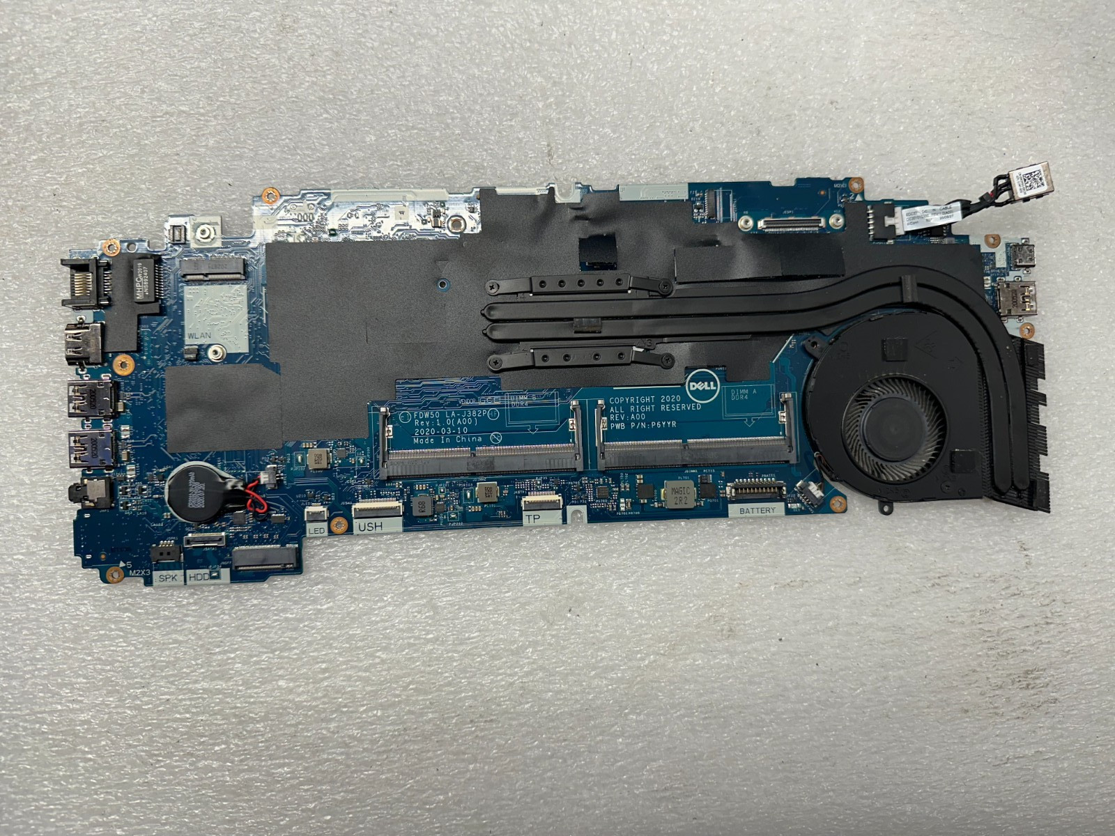 Dell Latitude 5510 i7-10610U 1.80 GHz DDR4 Motherboard JJ0XJ product photo 1
