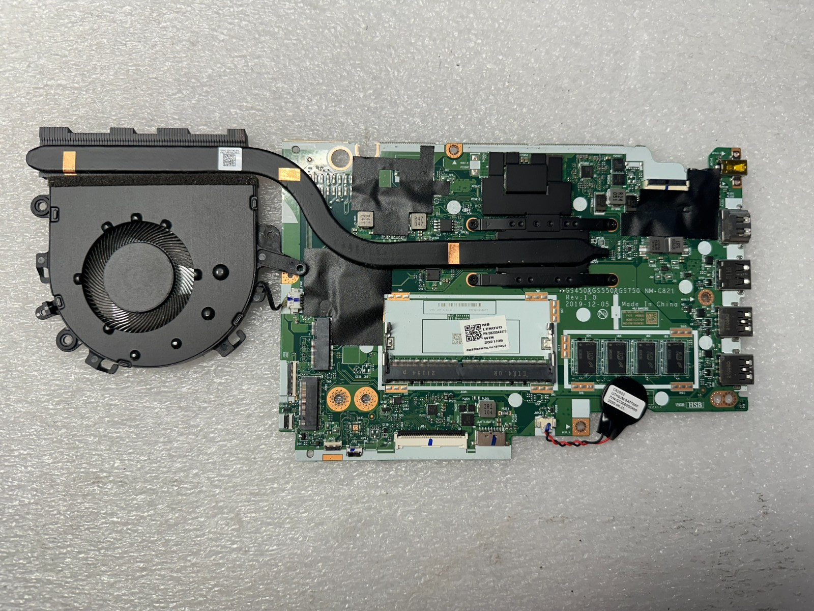Lenovo Ideapad 3 15ADA05 AMD Ryzen 5 3500u Radeon 4gb Motherboard 5B20S44470 Processor product photo 1