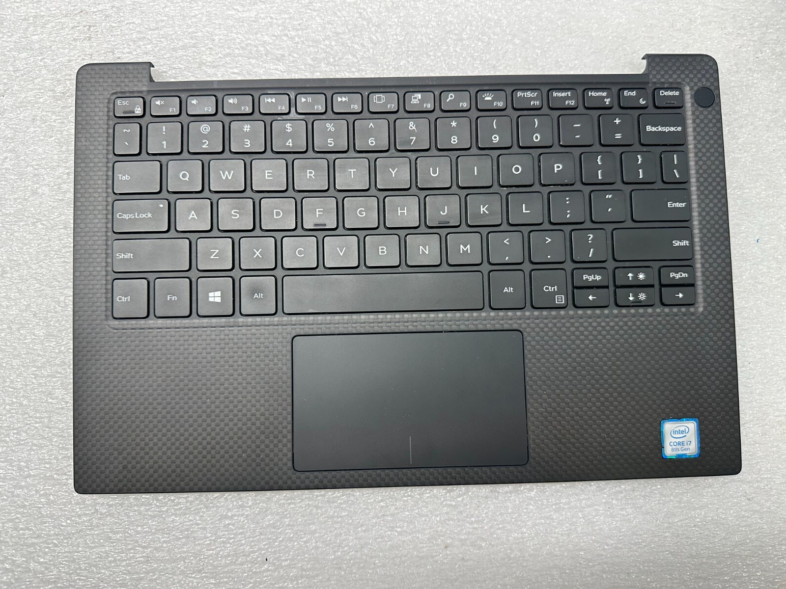 Dell XPS 9370 palmrest touch pad keyboard YNWCR Palmrest Keyboard Assembly product photo 1