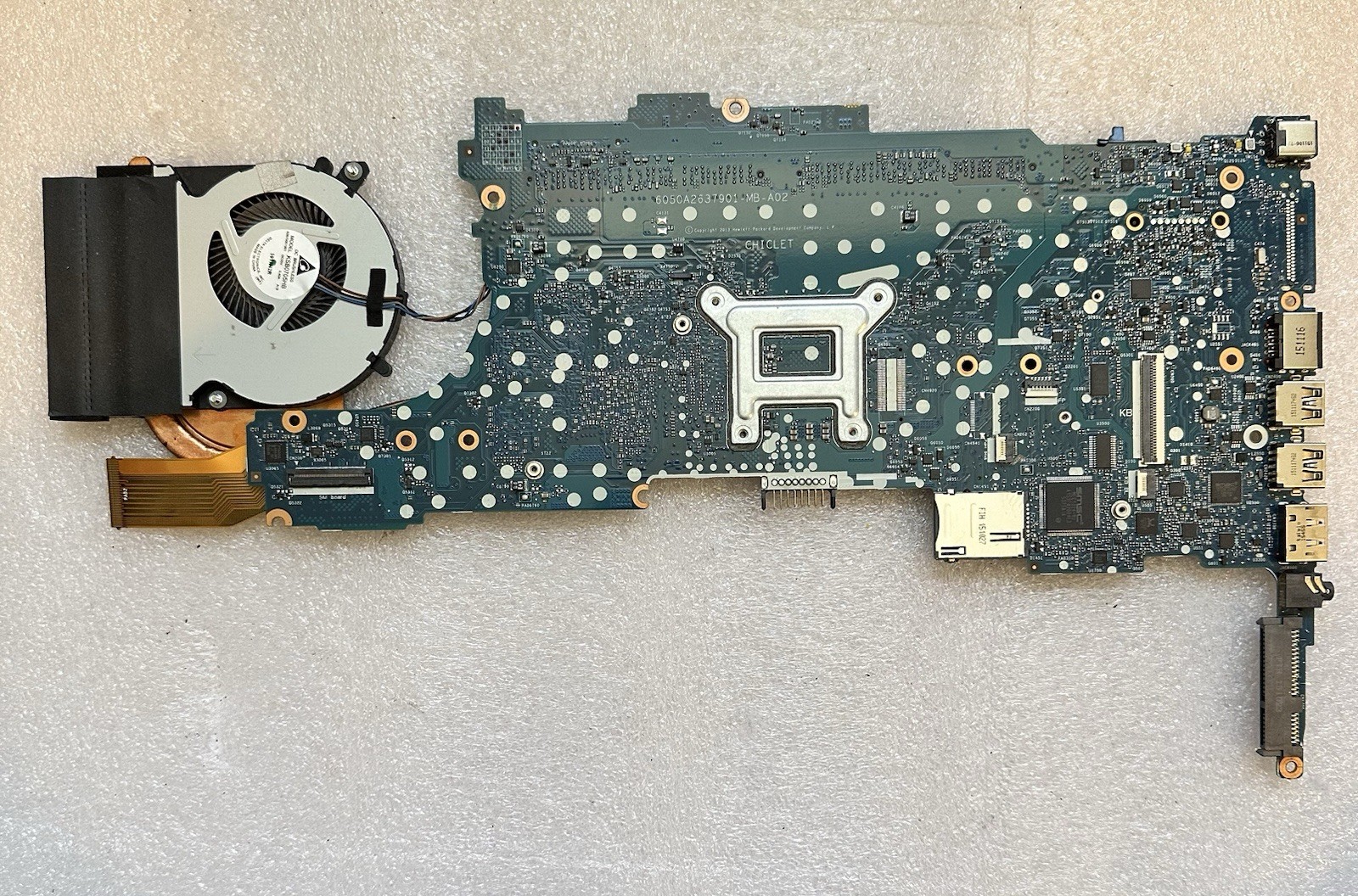 HP ZBook 15u G2 MOTHERBOARD Intel Core i7-5500u 2.4GHz 796890-601, Heatsink/Fan Processor product photo 2