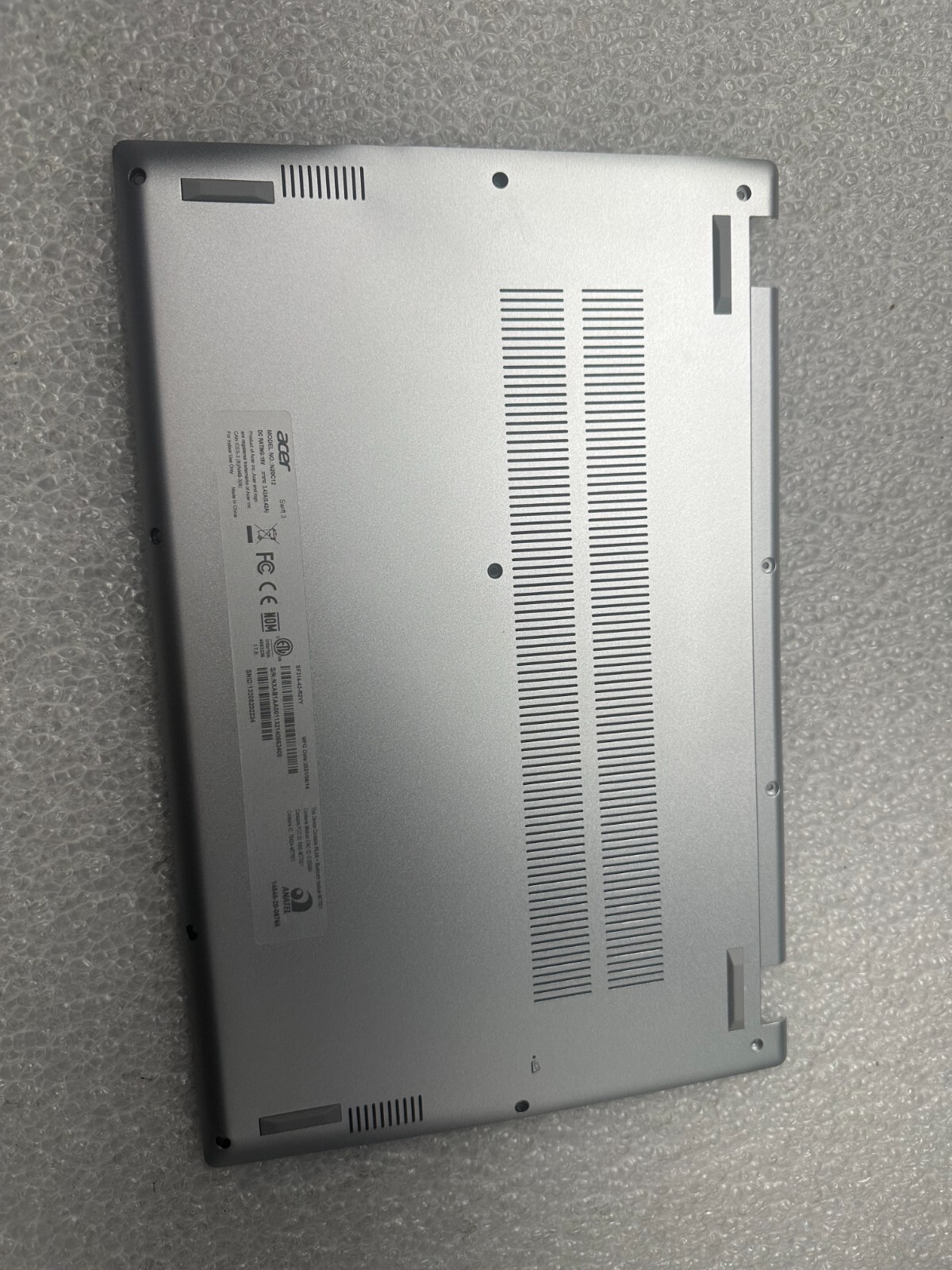 Acer Swift SF314-43 14in bottom base case cover enclosure Bottom Base Cover 60.AB2N2.001 product photo 1