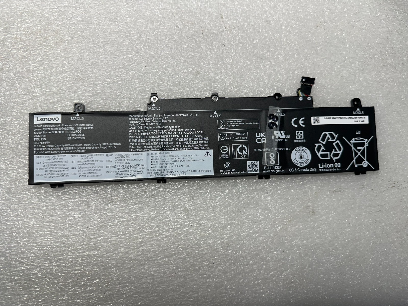 Lenovo Thinkpad E14 Gen 3 genuine original battery L19L3PD5 Laptop Battery product photo 1