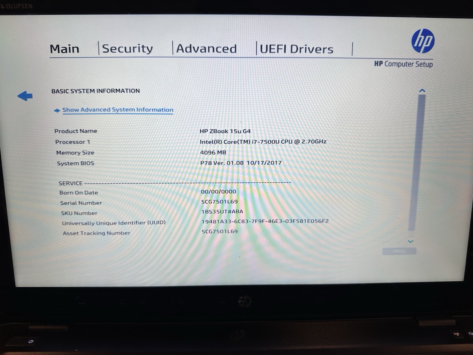 HP ZBOOK 15U G3 G4 15.6" LCD Screen HD Matte 30pin N156HGE-EA2 REV.C2 819354-003 Laptop Screen product photo 5