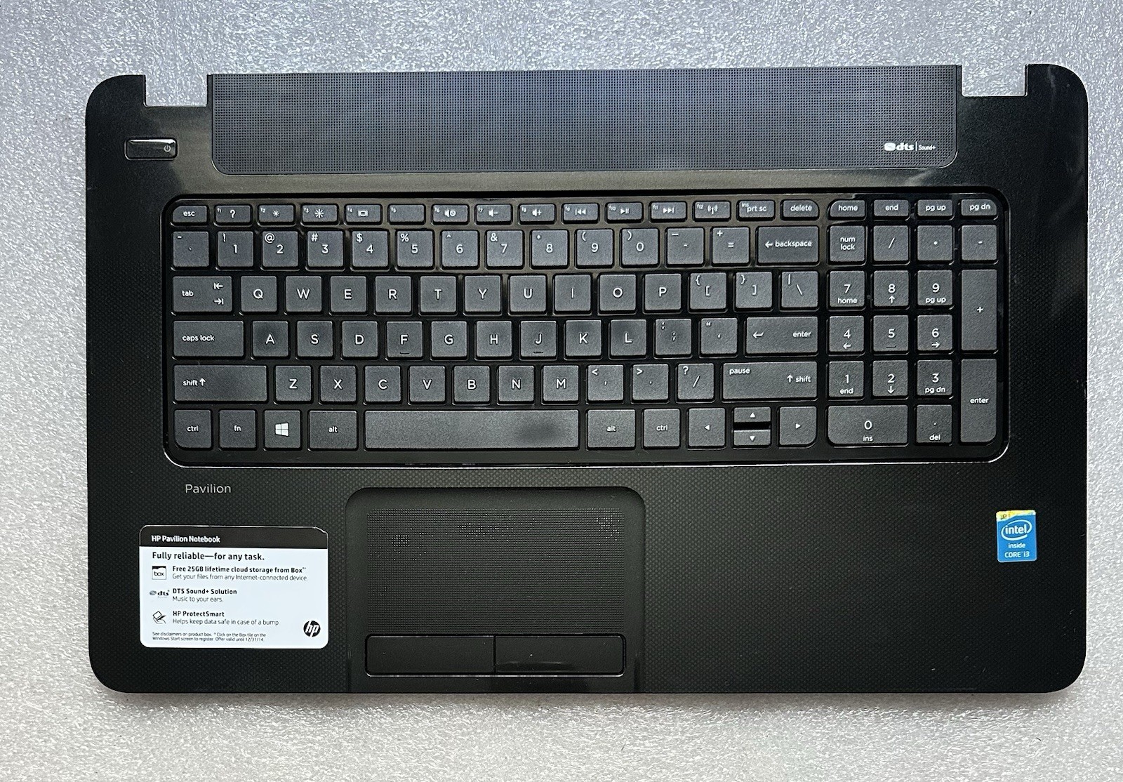 HP Pavilion 17-E 17-E146US Palmrest Keyboard Touchpad EAR68003010 720670-001 Blk Palmrest Keyboard Assembly product photo 1