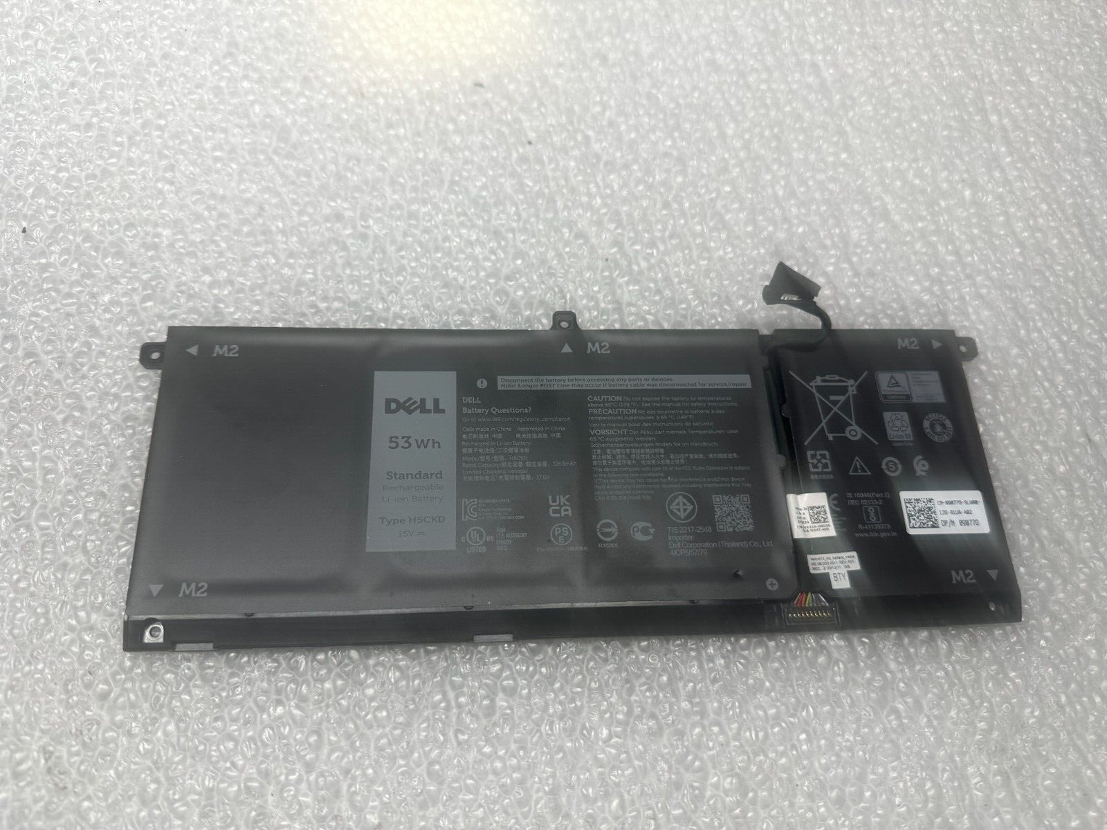 Dell Latitude 3410 3510 genuine original battery 9077g H5ckd Excellent Dell bios Laptop Battery product photo 1