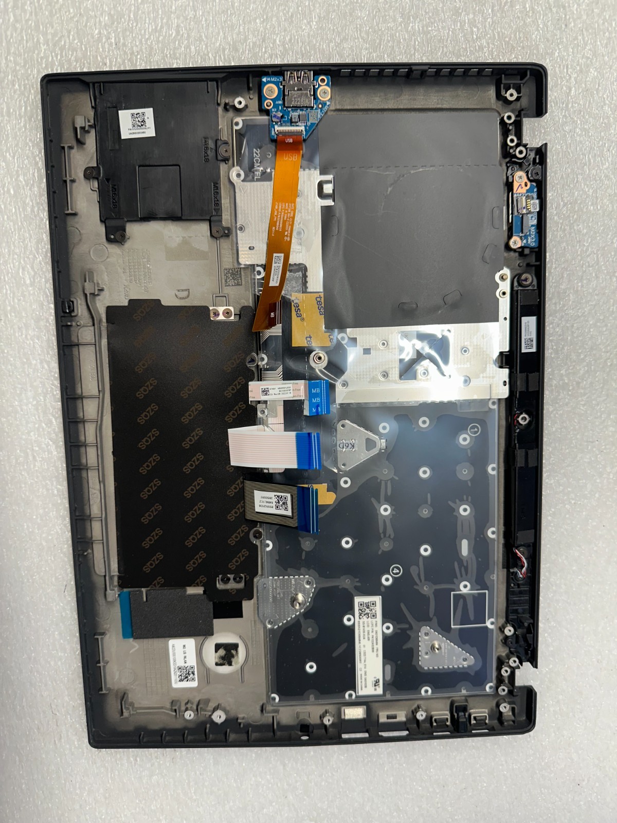 Lenovo Thinkpad T14s Gen 3 palmrest touch pad keyboard 5M11H27338 Palmrest Keyboard Assembly product photo 2