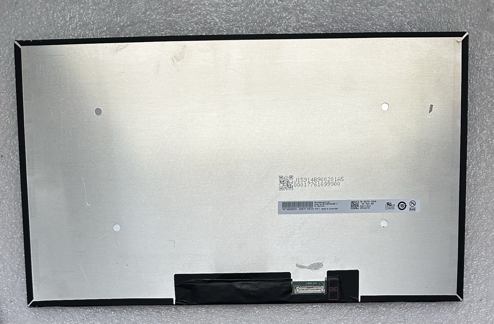 AUO AU Optronics 14" Matte FHD Laptop Screen Display 30Pin Panel B140HAN06.C, 3477W 03477W product photo 2