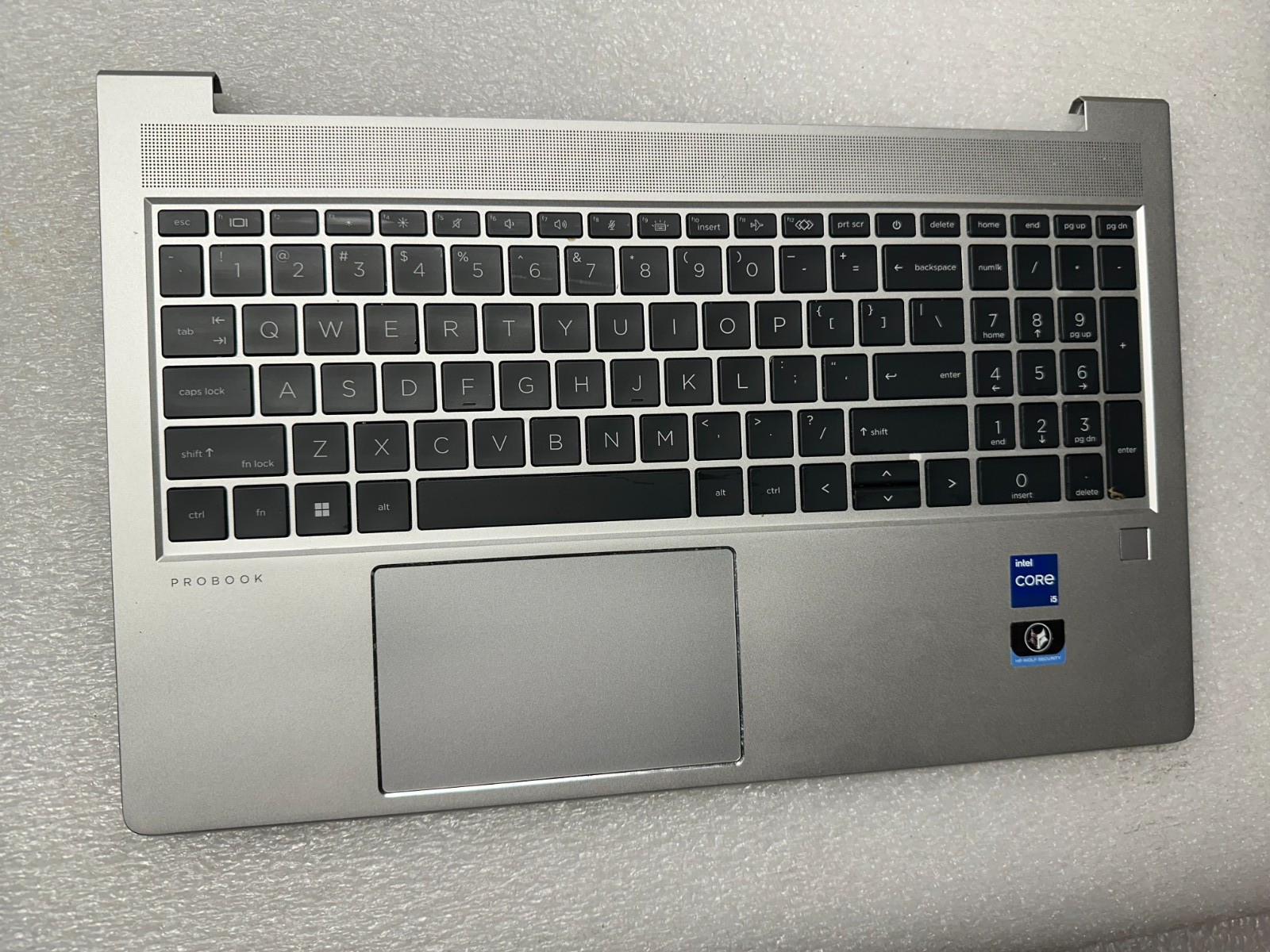 HP ProBook 450 G8 palmrest touch pad keyboard M78509-001 Palmrest Keyboard Assembly product photo 1