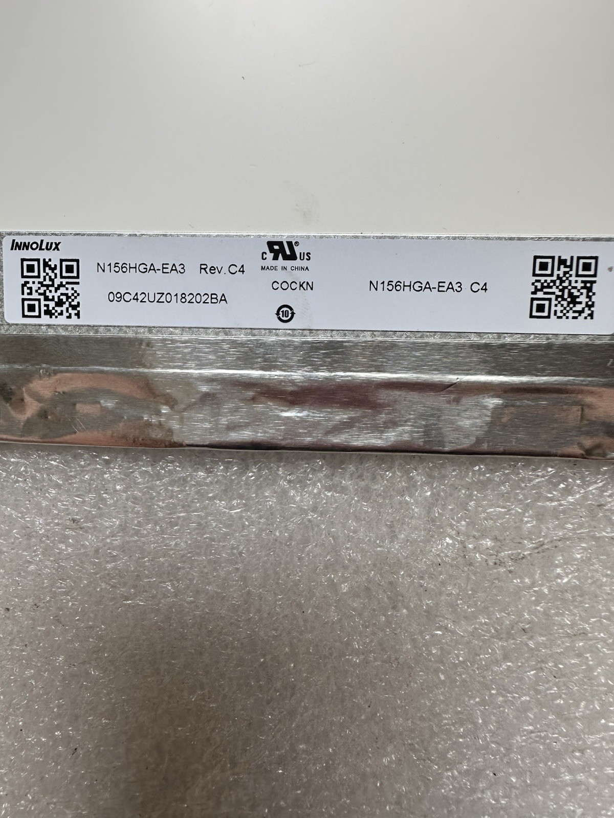 InnoLux 15.6" Matte FHD LCD Laptop Screen Display 30Pin Panel N156HGA-EA3 Rev.C4 product photo 4