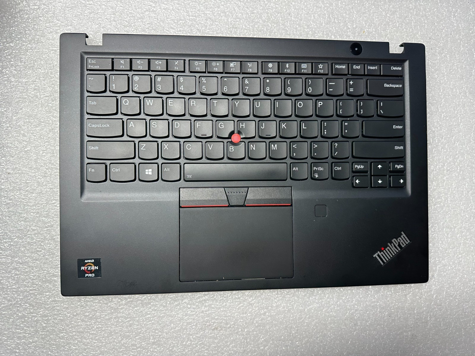 Lenovo Thinkpad T495s 14in palmrest touch pad keyboard 5M11A08626 Palmrest Keyboard Assembly product photo 1