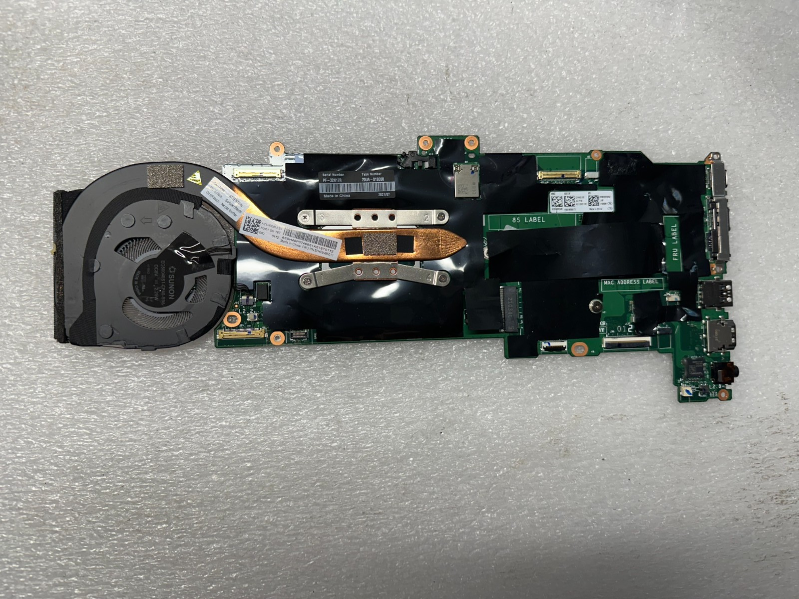 Lenovo Thinkpad x1 Carbon 8th gen i7-10610u Motherboard 5B21C69312 product photo 1