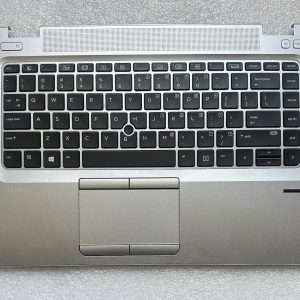 HP EliteBook 745 G4 14" Genuine Palmrest Keyboard Touchpad 821173-001, Silver Palmrest Keyboard Assembly product photo 1
