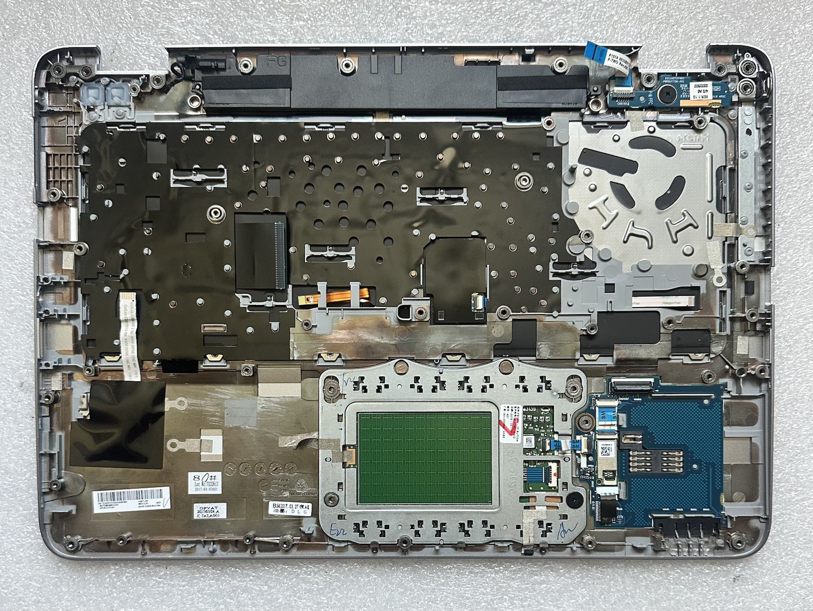 HP EliteBook 745 G4 14" Genuine Palmrest Keyboard Touchpad 821173-001, Silver Palmrest Keyboard Assembly product photo 2
