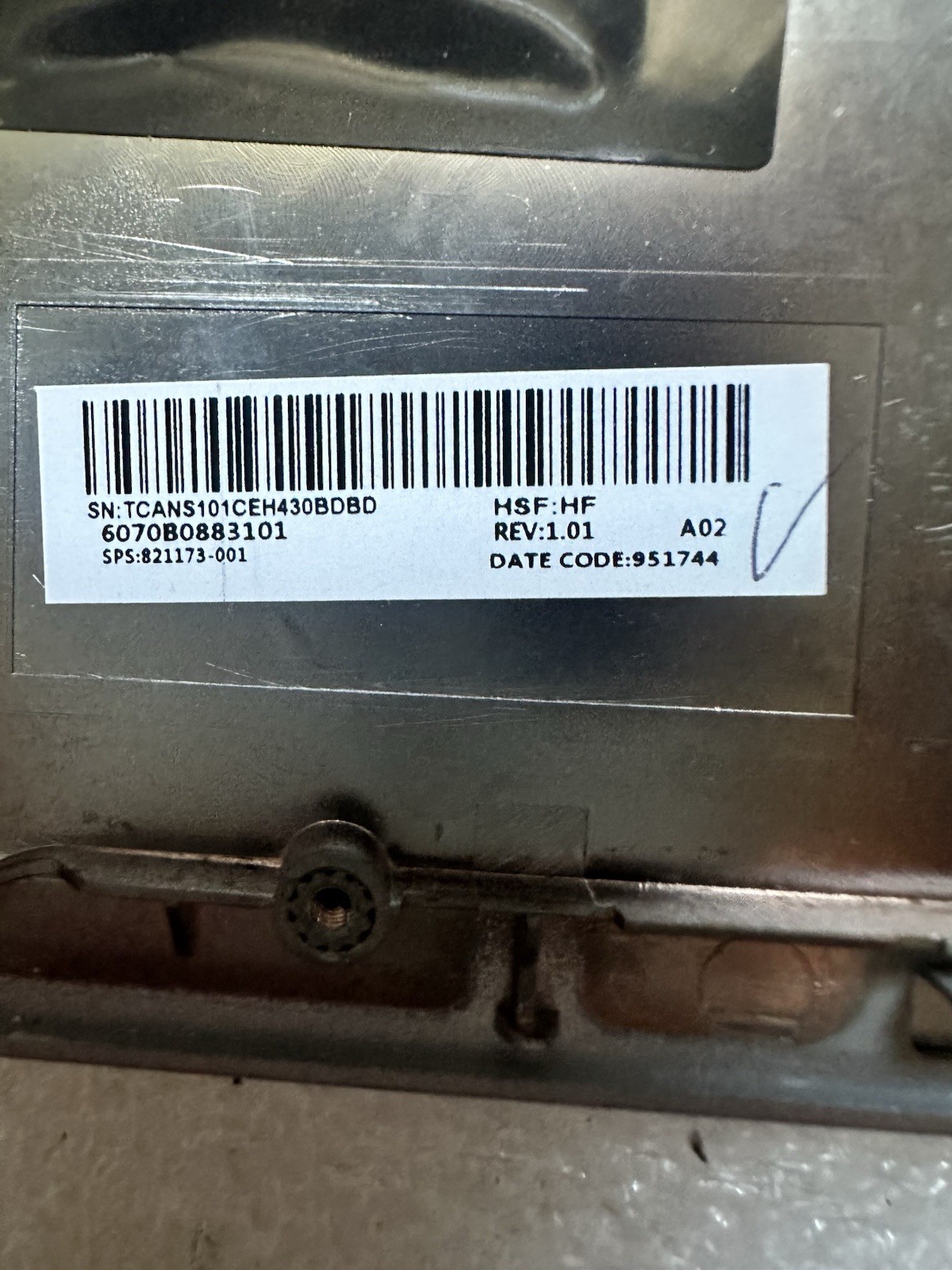 HP EliteBook 745 G4 14" Genuine Palmrest Keyboard Touchpad 821173-001, Silver Palmrest Keyboard Assembly product photo 3