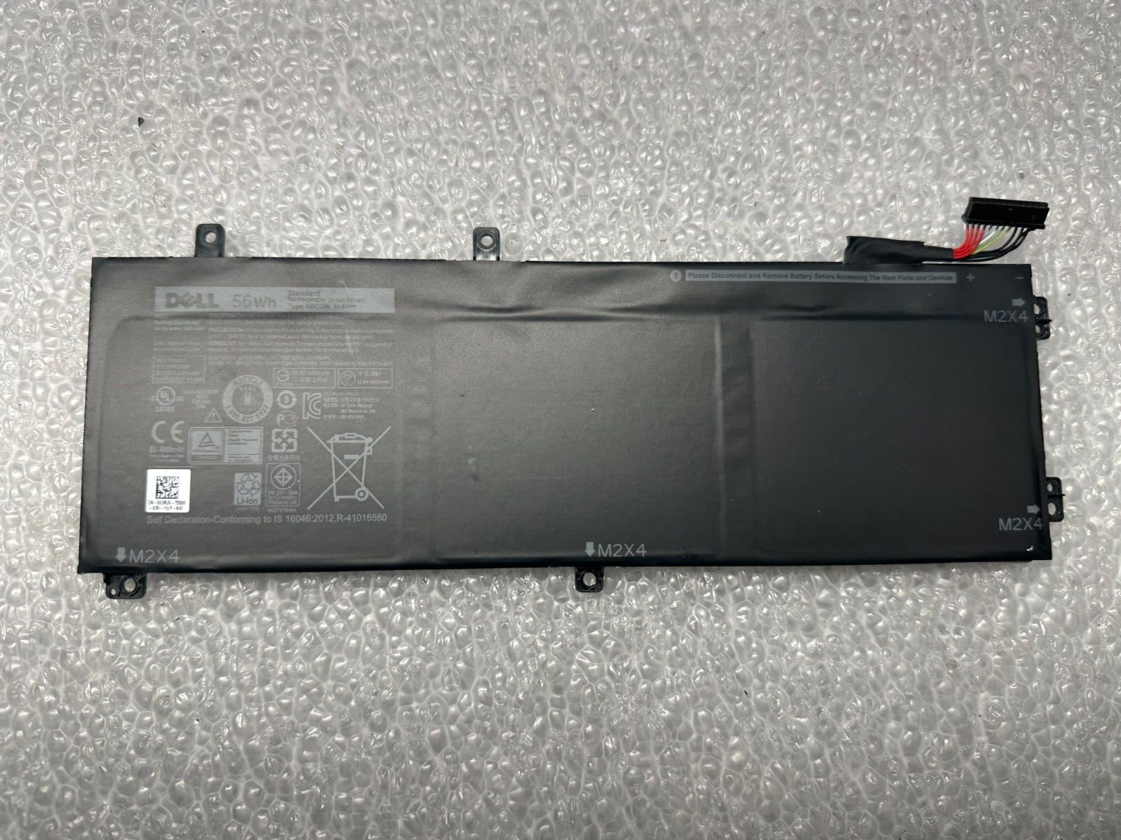 Dell Precision 5510 genuine original laptop battery 62mjv - Fair in Dell Bios product photo 1
