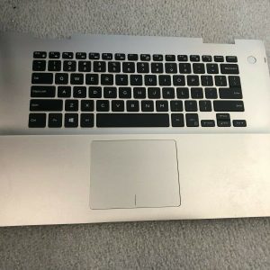 Dell Inspiron 5582 palmrest touch pad keyboard power button Palmrest Keyboard Assembly F046K product photo 1