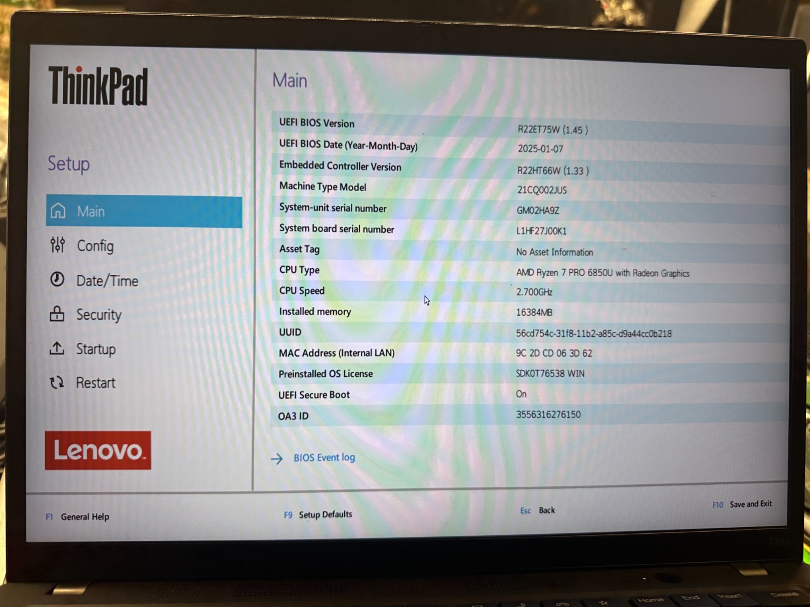 Lenovo Thinkpad T14s Gen 3 14in FHD complete touch screen lcd panel display Laptop Screen product photo 3