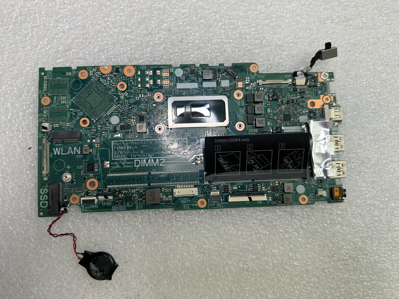 Dell Inspiron 5481 Laptop i3-8145u Motherboard RRMT1 product photo 1