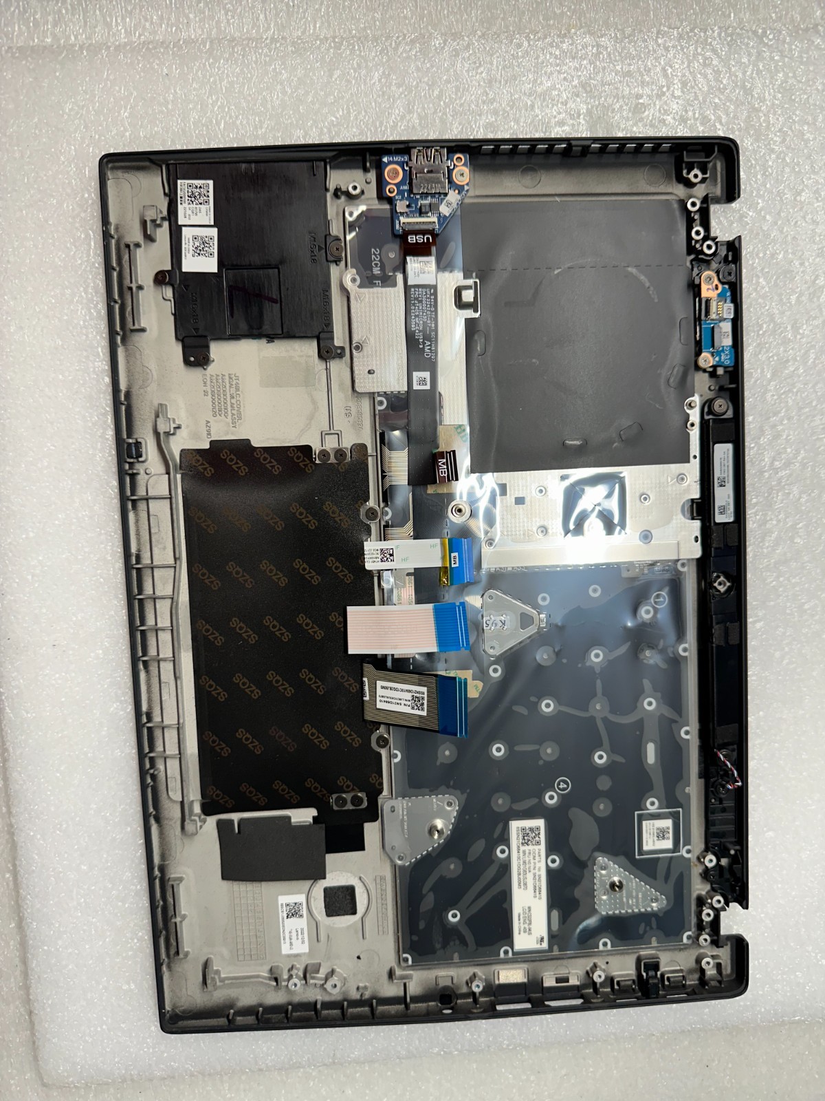Lenovo Thinkpad T14s Gen 3 palmrest touch pad keyboard 5M11H27338 Palmrest Keyboard Assembly product photo 2