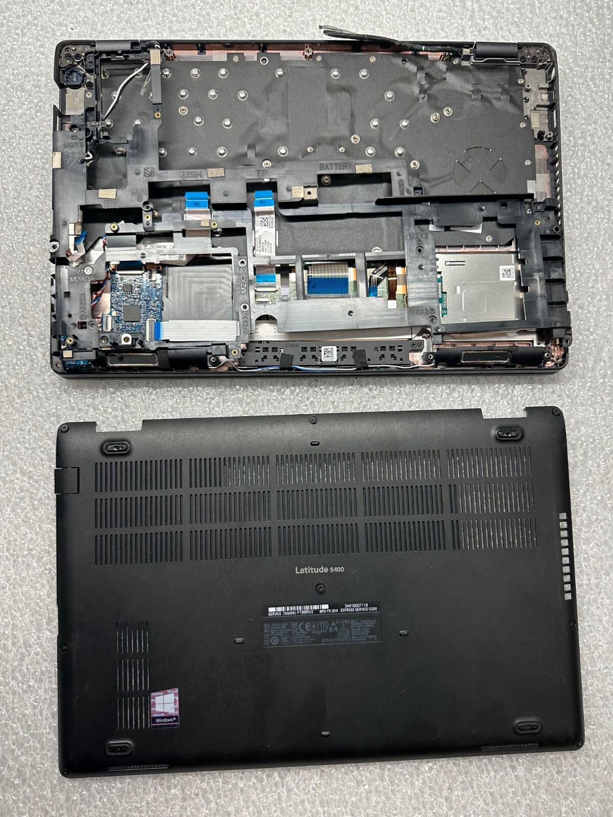 Dell Latitude complete housing palmrest keyboard LCD lid cover bottom frame Palmrest Keyboard Assembly product photo 3