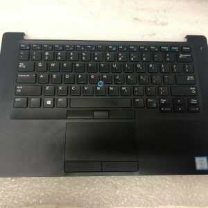 Dell Latitude 7490 14" Palmrest Touchpad US Keyboard DJHRD Palmrest Keyboard Assembly product photo 1