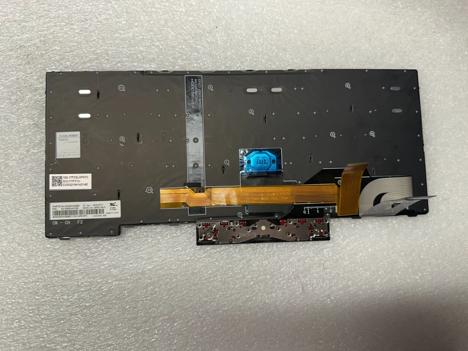 Lenovo Thinkpad T14 Gen 1 keyboard 5N20V43760 Laptop Keyboard product photo 2