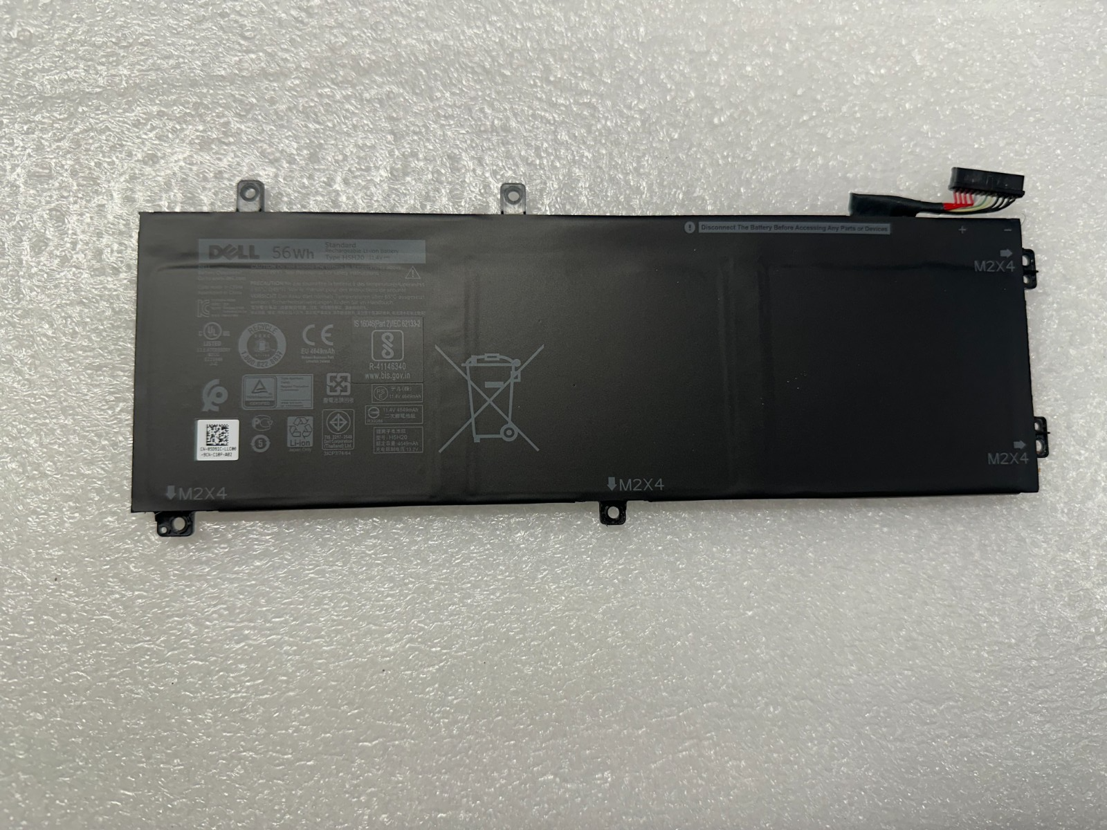 Dell Precision 5530 genuine original battery 5D91C -Excellent in Dell bios Laptop Battery product photo 1