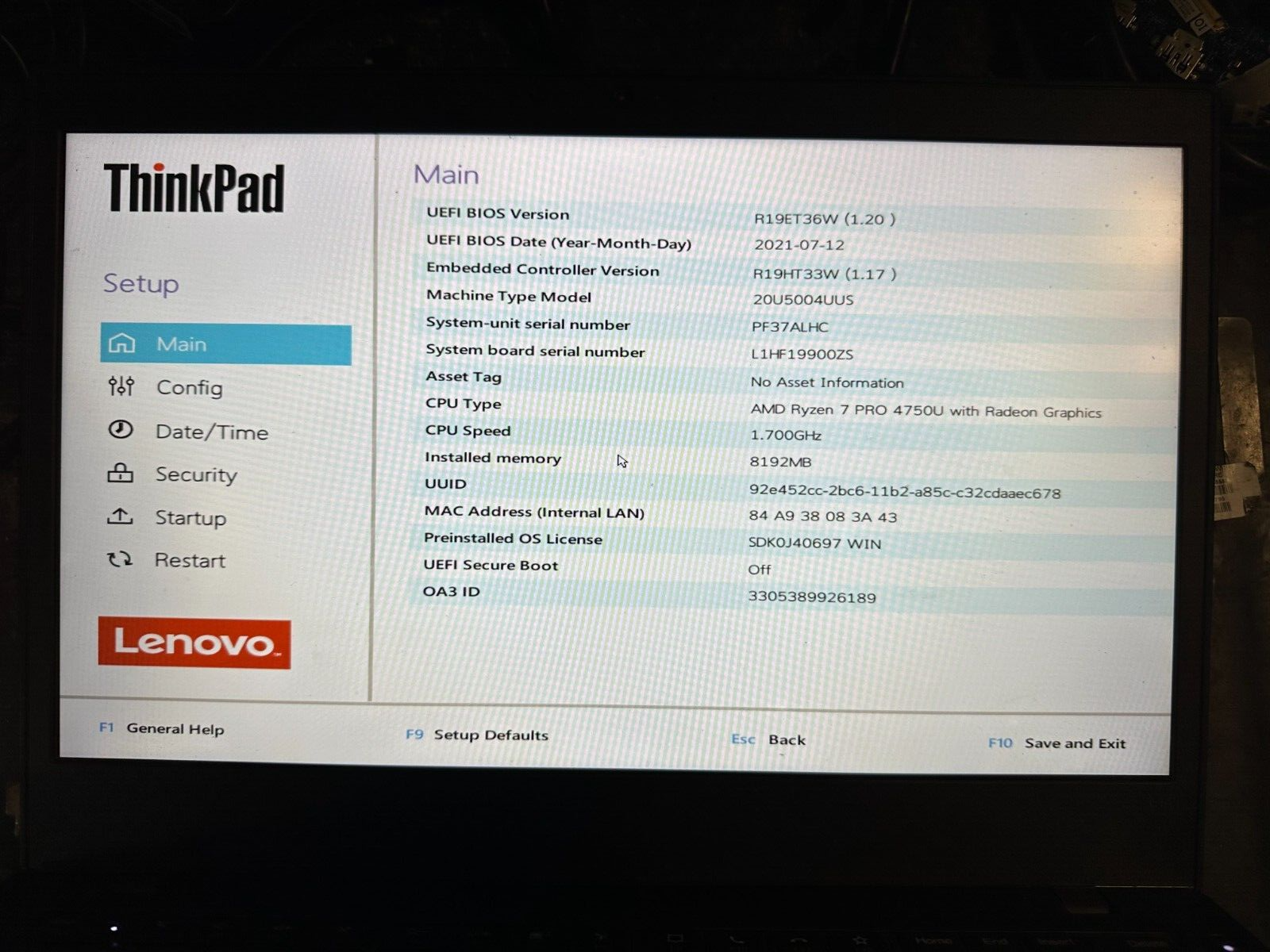 Lenovo Thinkpad L14 gen 1 14in FHD complete lcd screen display panel assembly LCD Screen Assembly product photo 3