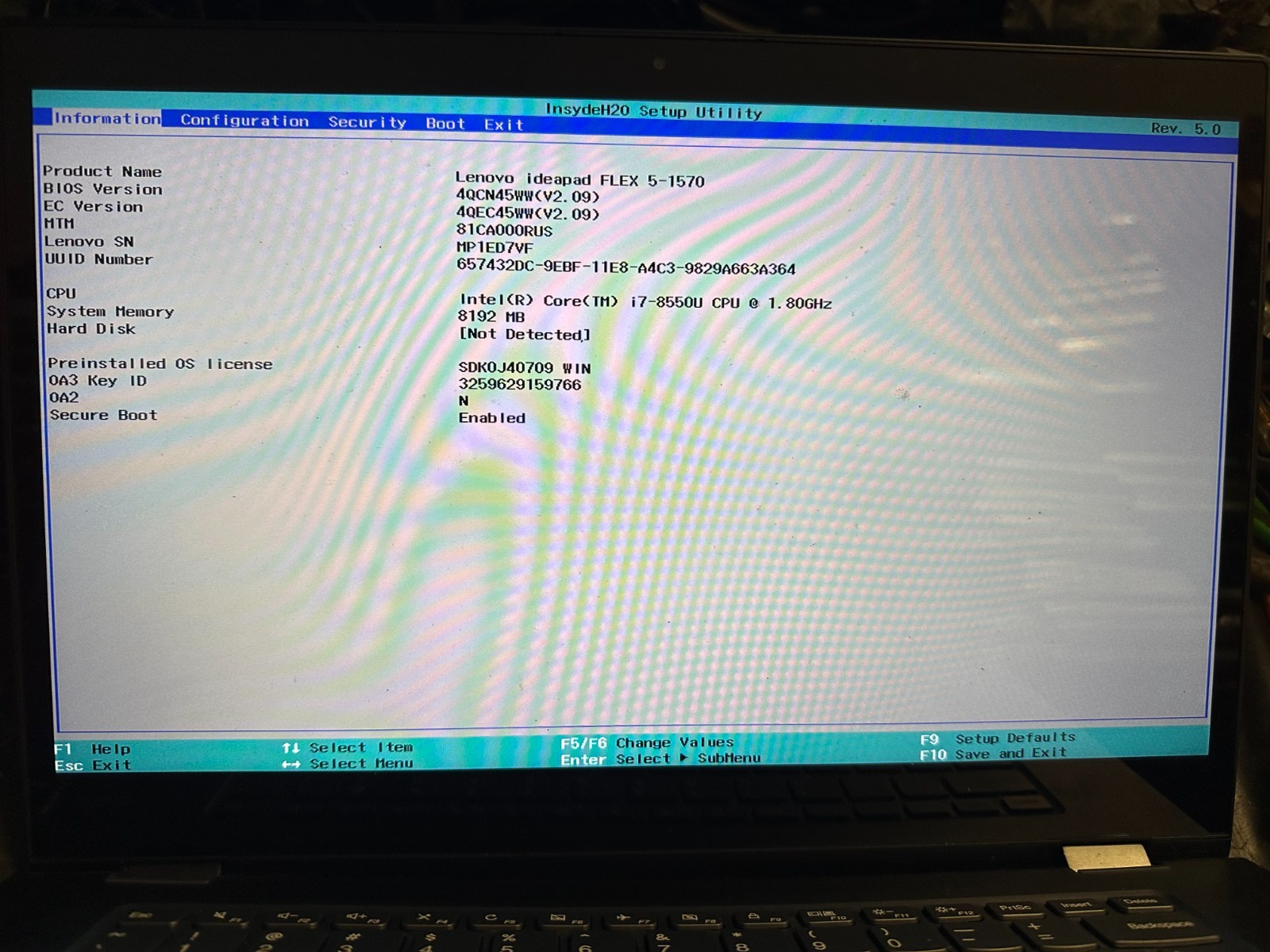 Lenovo IdeaPad Flex 5-1570 i7-8550U MX130 2GB Motherboard 5B20Q75141 product photo 3