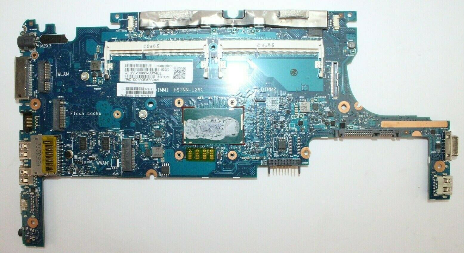 HP EliteBook 820 G2 12.5" Laptop Motherboard i5-5300U 2.30GHz 781856-601 DDR3 product photo 1