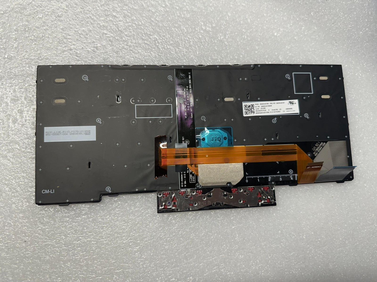 Lenovo Thinkpad L13 Yoga Gen 2 keyboard 5N20V43181 Laptop Keyboard product photo 2