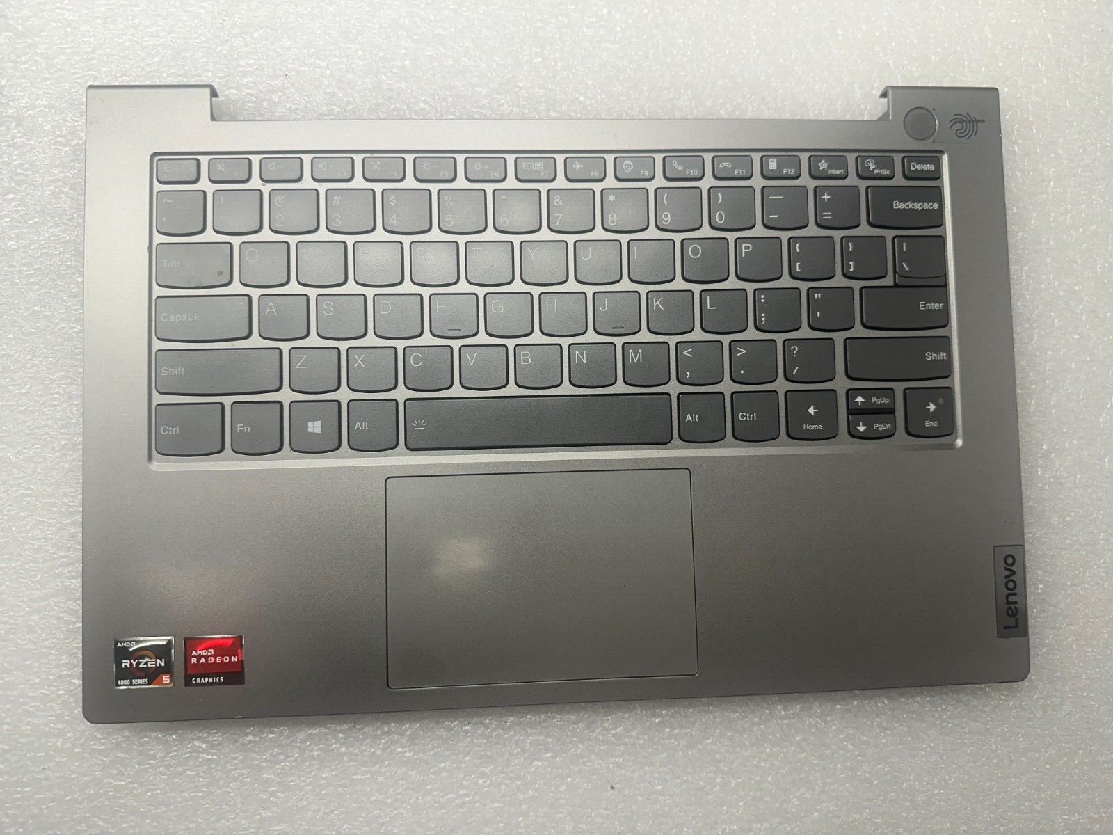 Lenovo ThinkBook 14 G2 ARE palmrest touch pad keyboard w fingerprint scanner Palmrest Keyboard Assembly product photo 1