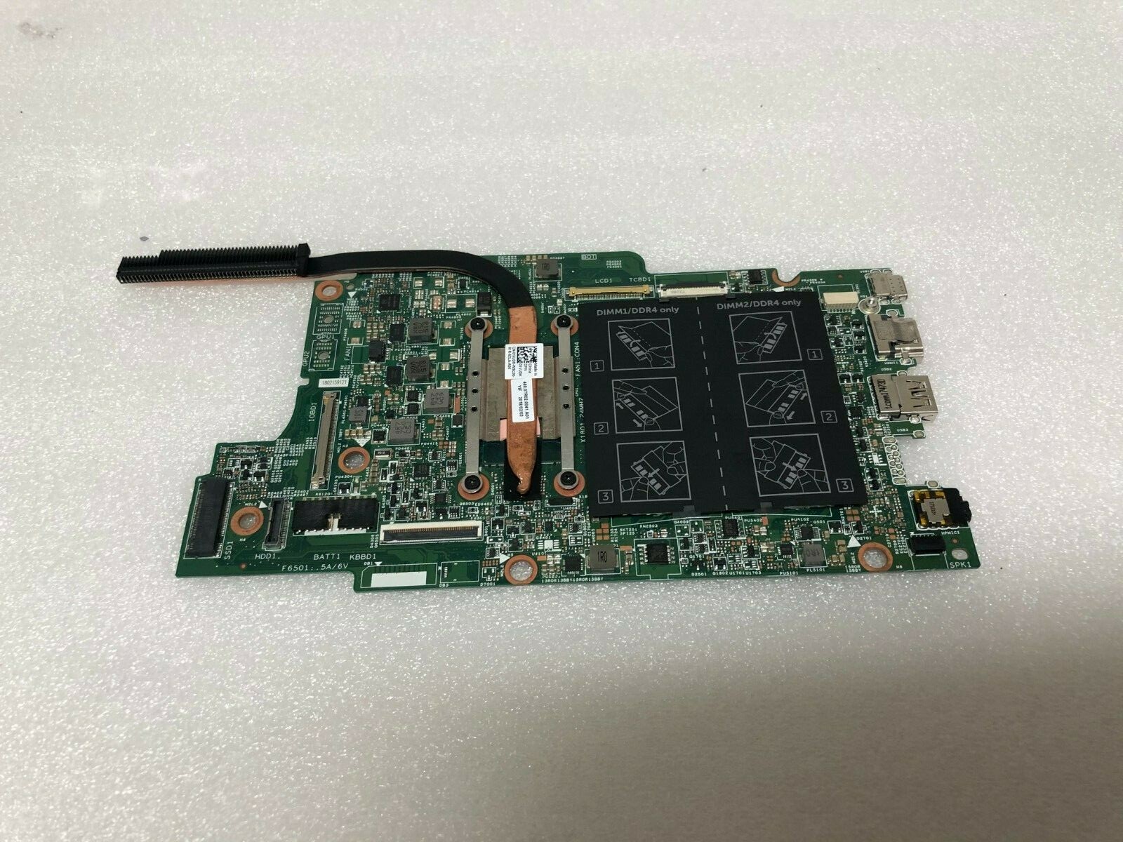 Dell Latitude 3379 motherboard i5-6300U 2.4GHz 4C6W0 04C6W0 No power product photo 1