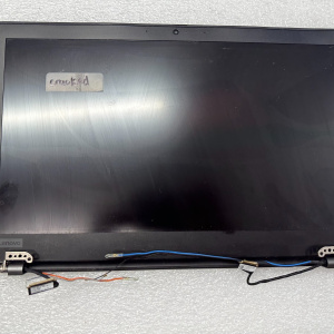 Lenovo T490s Cracked complete lcd screen Lid cover bezel hinges video cables Laptop Cable product photo 1