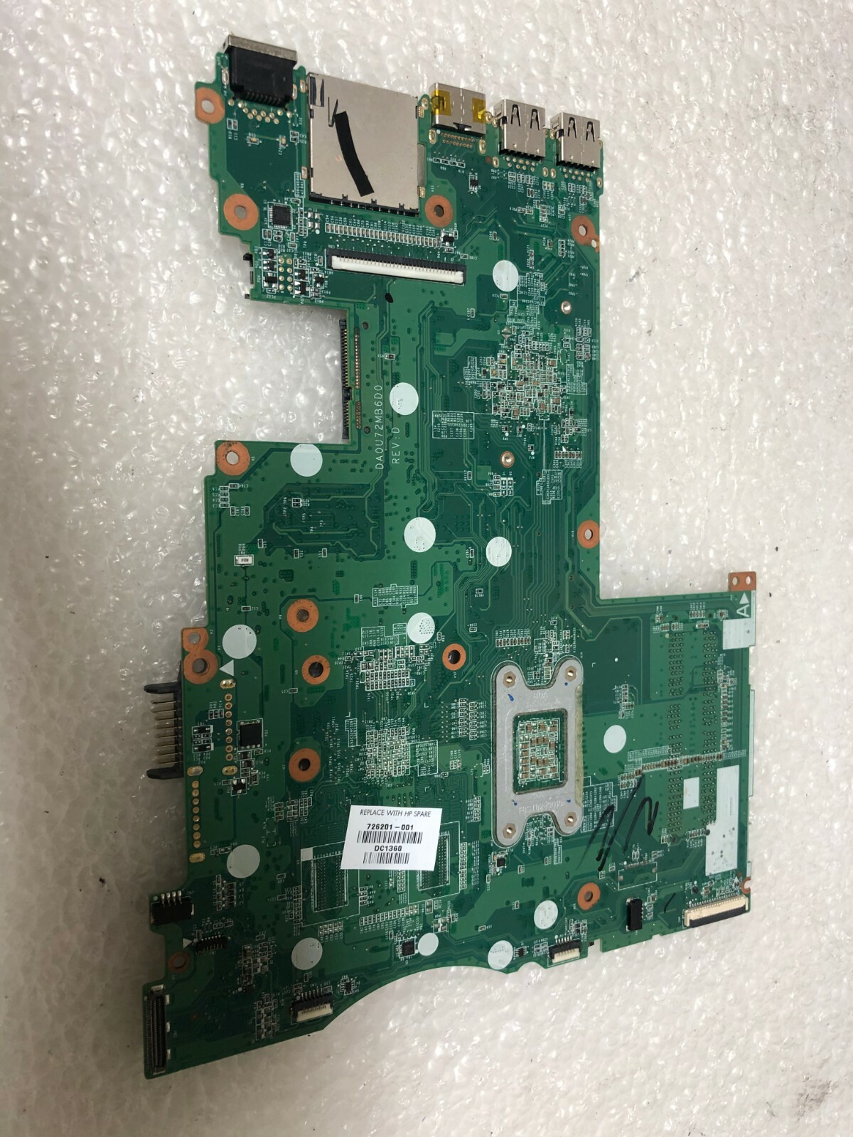HP Pavilion TS 14-F 14" Genuine AMD A8-5545M 1.7Ghz Motherboard DA0U72MB6D0 product photo 2