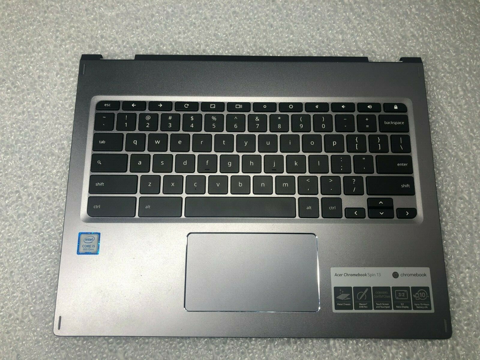 Acer Chromebook Spin CP713-1WN palmrest touch pad keyboard Palmrest Keyboard Assembly product photo 1