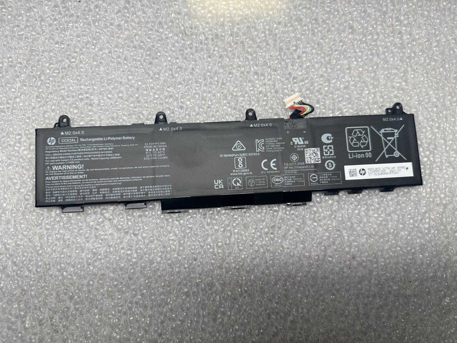 HP mt46 zbook 14 g8 firefly genuine original battery CC03XL L78555-005 840 g7 Laptop Battery product photo 1