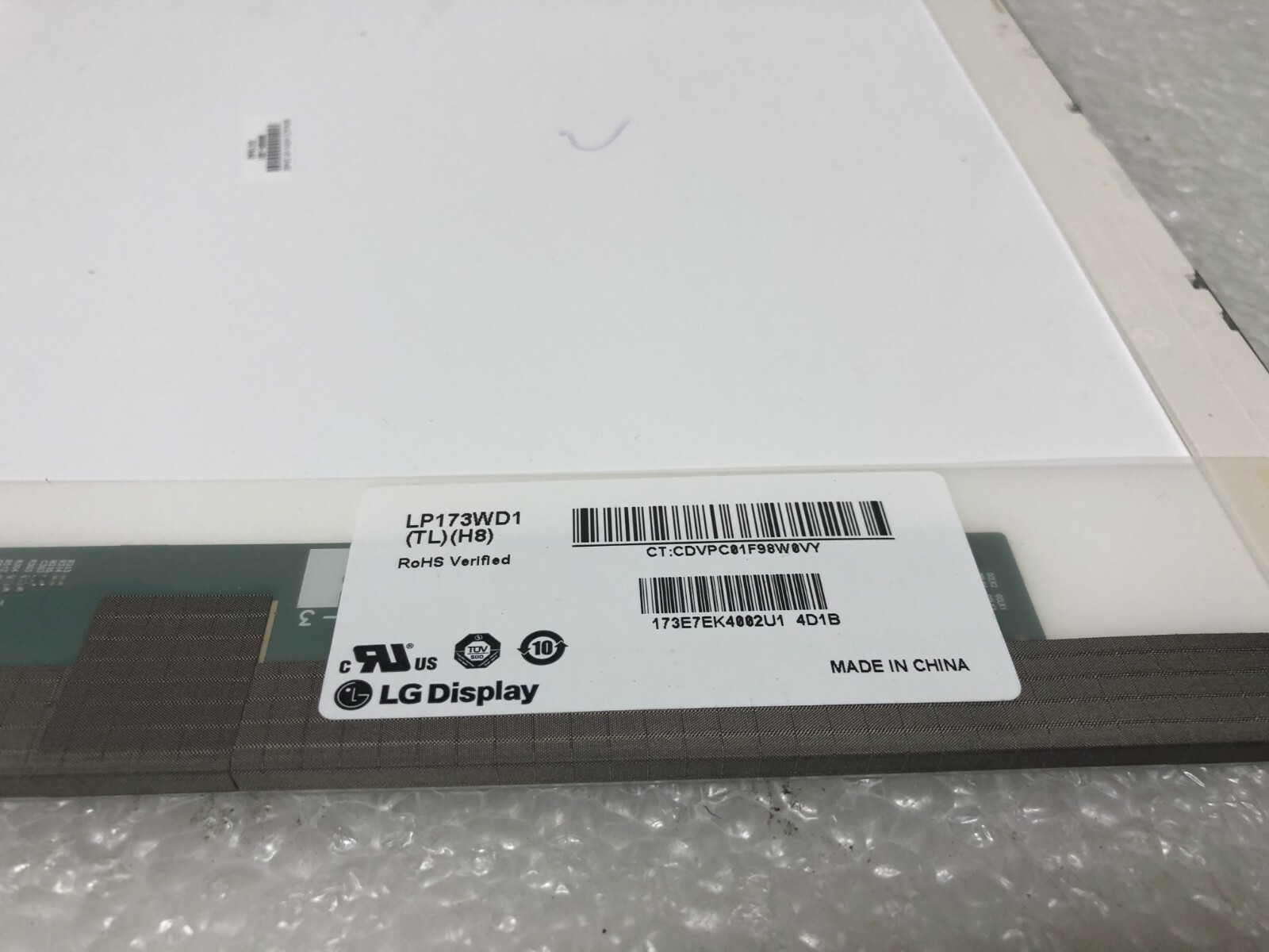 LG LP173WD1-TLH8 17.3 LED LCD 40 pin Screen 1600x900 HD+ exact part Laptop Screen product photo 1