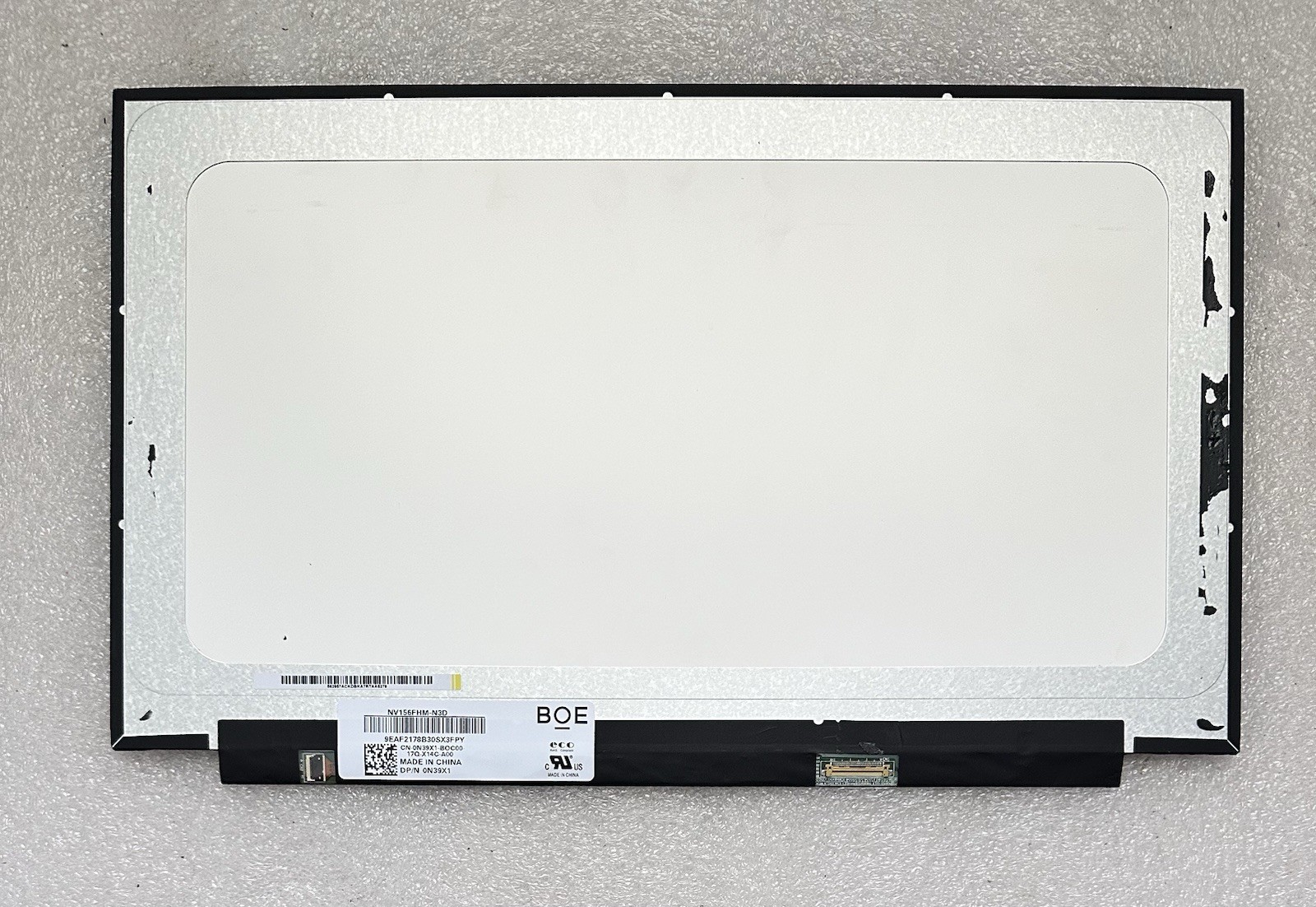 BOE 15.6”LCD FHD Matte Laptop Screen Panel 30Pin Display, NV156FHM-N3D, N39X1 product photo 2