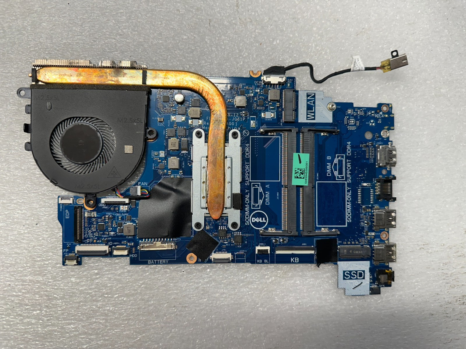Dell Inspiron 15 3593 i5-1035g1 Motherboard 1J5TX product photo 1