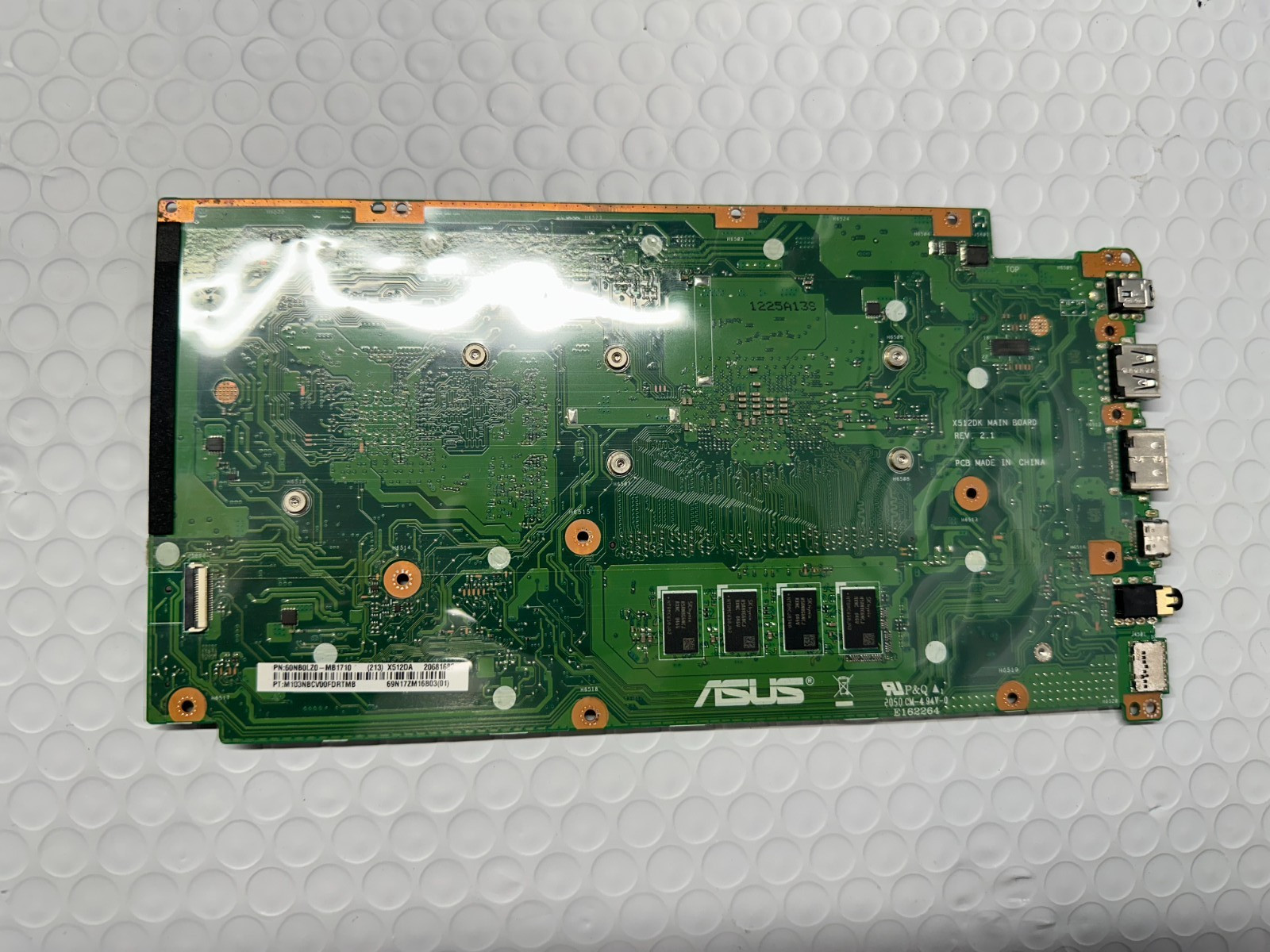 Asus X512DA X512D AMD Ryzen 7 3700 Radeon RX Vega 10 Motherboard 60NB0LZ0-MB1710 Processor product photo 2