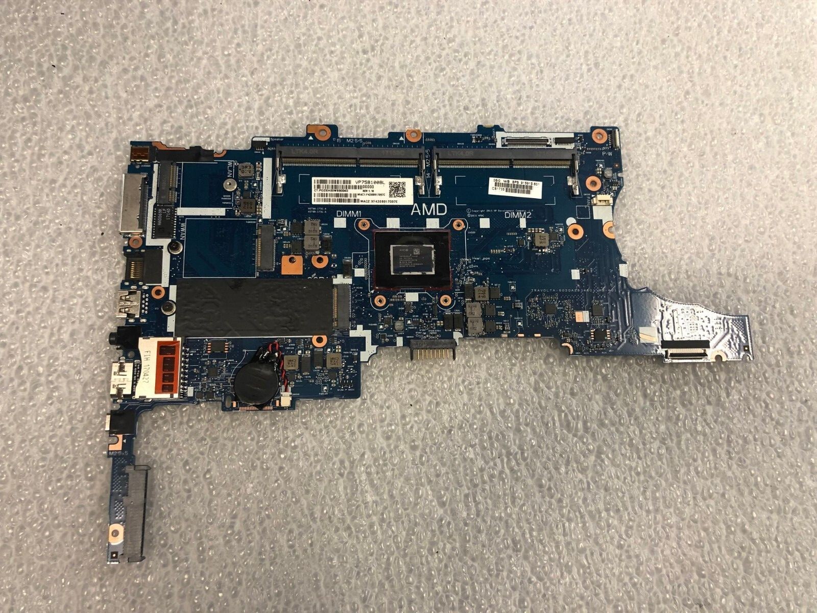 HP Elitebook 745 G4 motherboard 915915-501 AMD A12-9800B product photo 1