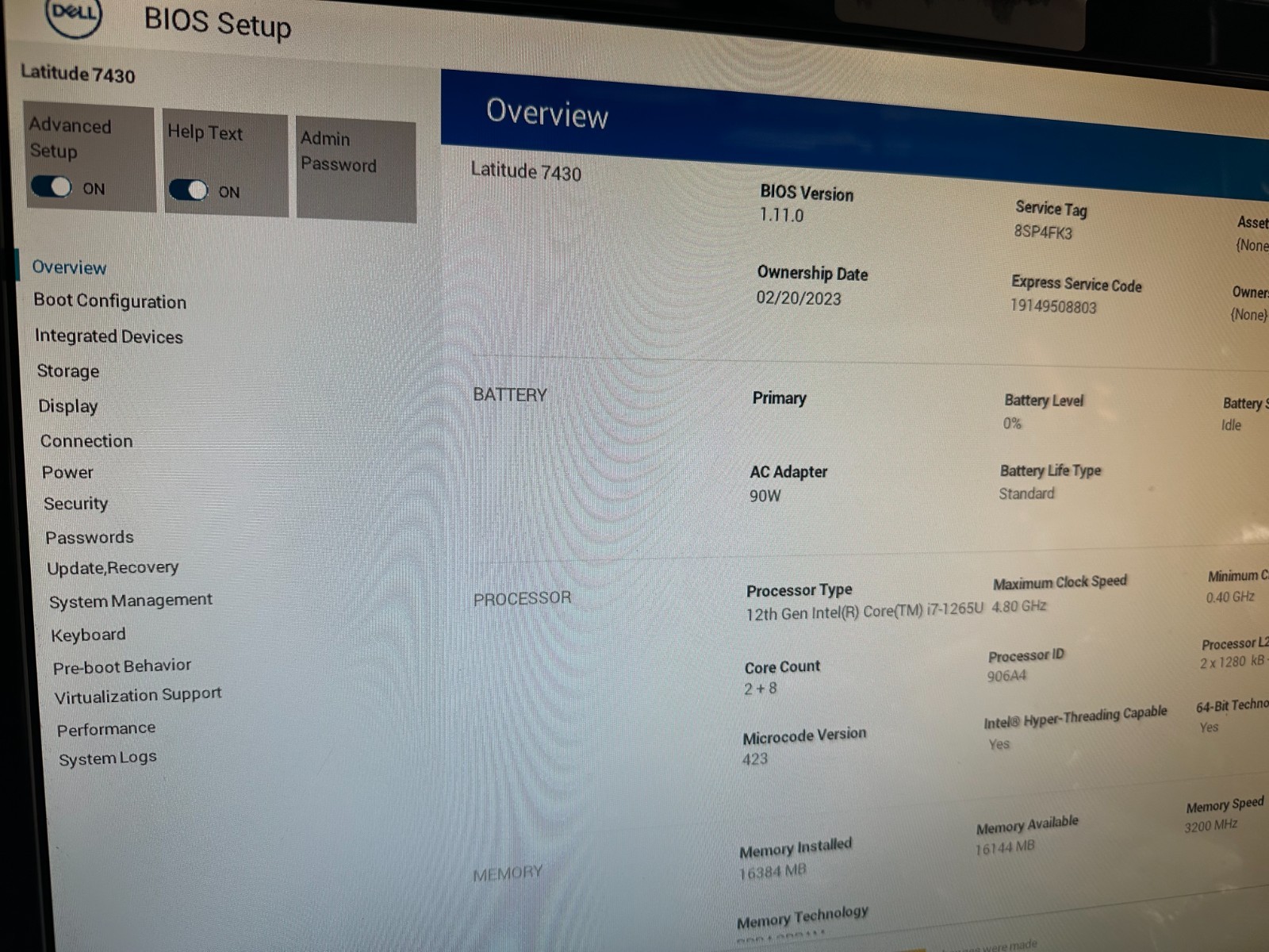 Dell Latitude 14” 7430 i7-1265U 1.8GHz 16GB Motherboard HMKCM product photo 3