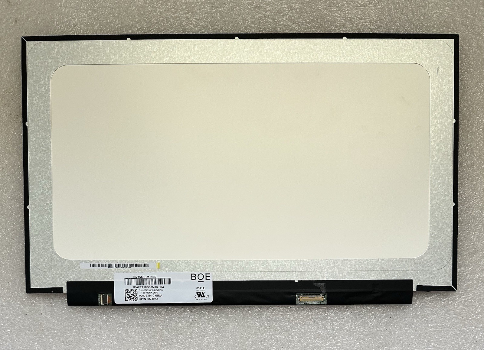 BOE 15.6" FHD LCD Laptop Screen Panel Matte 30Pin Display NV156FHM-N3D, N39X1 product photo 2