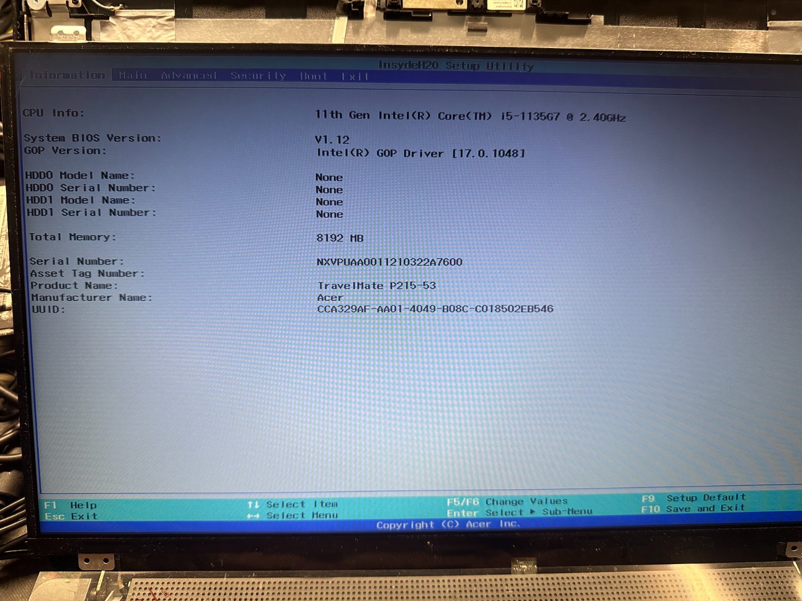 Acer TravelMate P215-53 i5-1135G7 Motherboard NBVPR110021 NB.VPR110.021 product photo 3