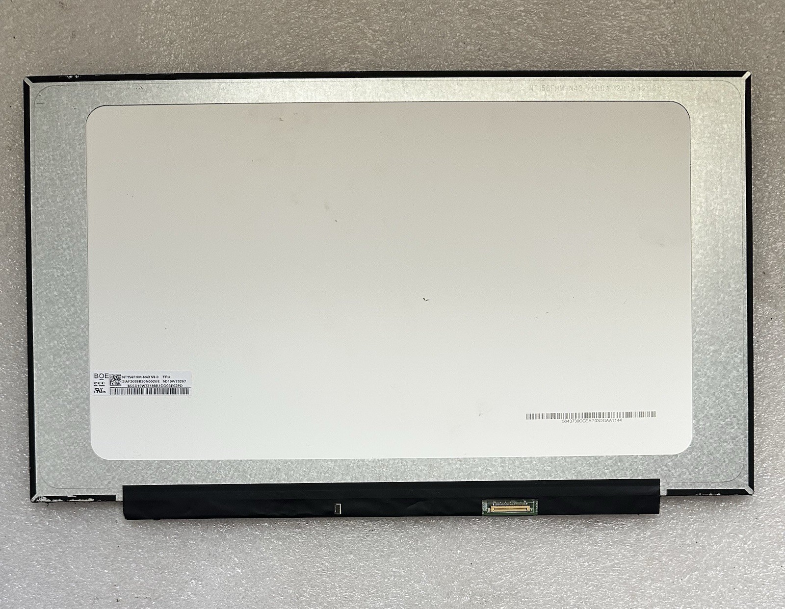 BOE 15.6” Matte LCD Laptop Screen Display 30Pin 5D10W73207, NT156FHM-N43 V8.0 product photo 2