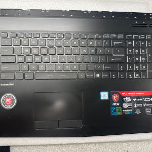 MSI GP72 7RDX palmrest touch pad keyboard product photo 1